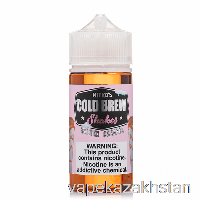 Vape Disposable Salted Caramel - Nitros Cold Brew - 100mL 6mg